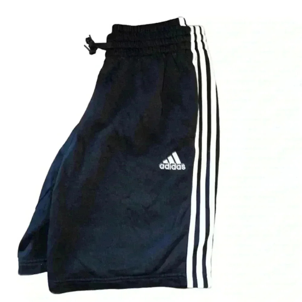 Men’s Black Adidas Sweat Shorts, Large - Picture 4 of 4